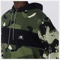 NB Essentials Fleece Camo Hoodie | New Balance Clothing Black/Magnet - Men