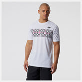 Printed Tournament Crew | New Balance Clothing White/Black - Men