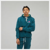 NB Athletics Clash Hoodie | New Balance Clothing Mountain Teal - Men