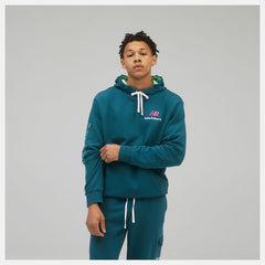 NB Athletics Clash Hoodie | New Balance Clothing Mountain Teal - Men