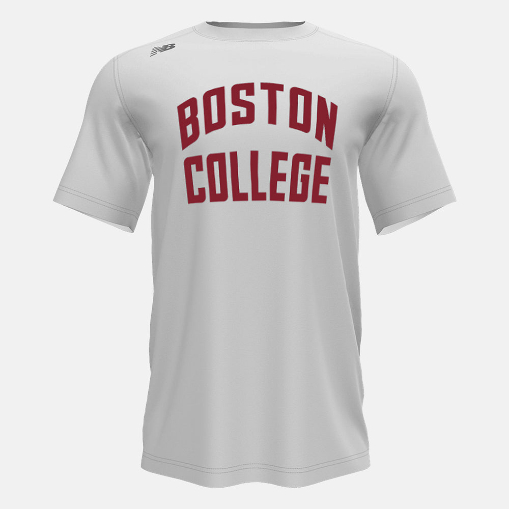 Short Sleeve Tech Tee(Boston College) | New Balance Clothing White - Men