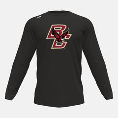 Long Sleeve Tech Tee(Boston College) | New Balance Clothing Team Black - Men