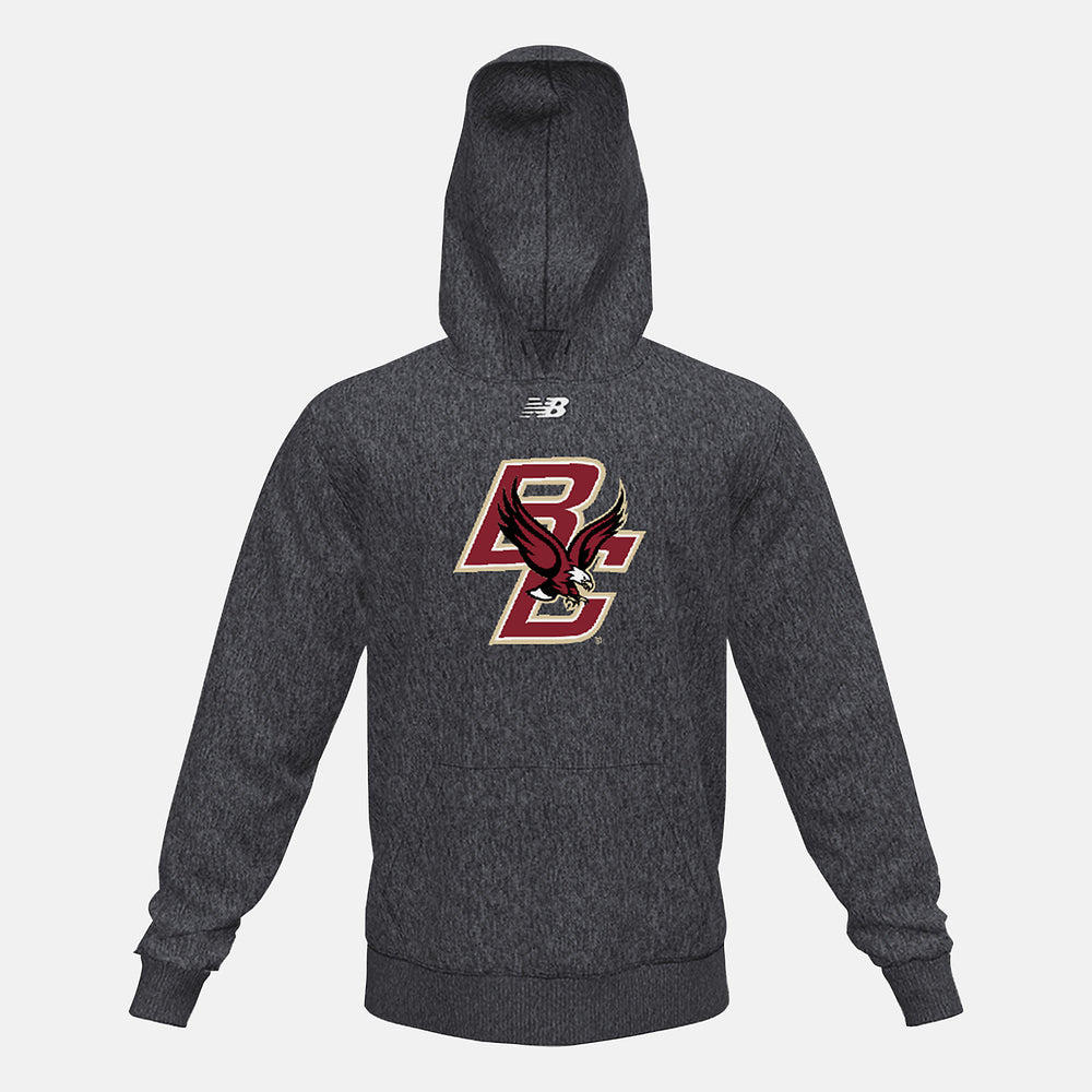 NB Fleece Hoody(Boston College) | New Balance Clothing Black Heather - Men