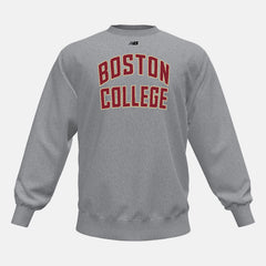 NB Crew Fleece(Boston College) | New Balance Clothing Med Heather Grey - Men