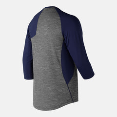 Asym 2.0 Left 3/4 Sleeve | New Balance Clothing Team Navy - Men