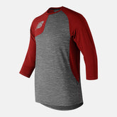 Asym 2.0 Right 3/4 Sleeve | New Balance Clothing Team Red - Men