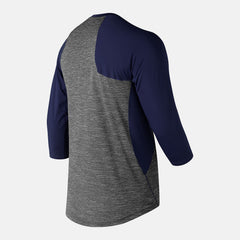 Asym 2.0 Right 3/4 Sleeve | New Balance Clothing Team Navy - Men