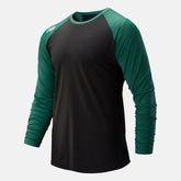 4040 Select Top | New Balance Clothing Team Dark Green/Grey and Black - Men