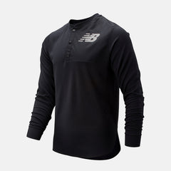 ASYM Baseball Henley | New Balance Clothing Black - Men