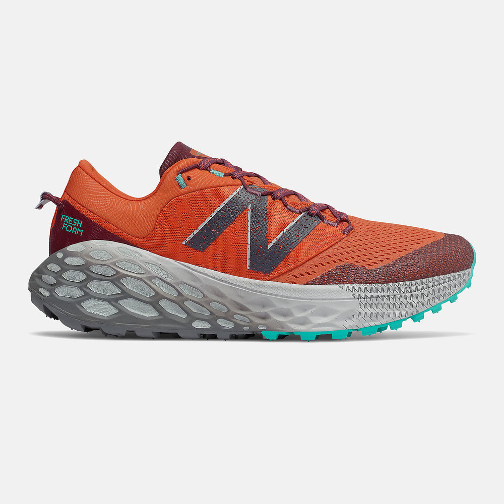 Fresh Foam More Trail v1 | New Balance Shoes Dark Blaze/Mulberry - Men