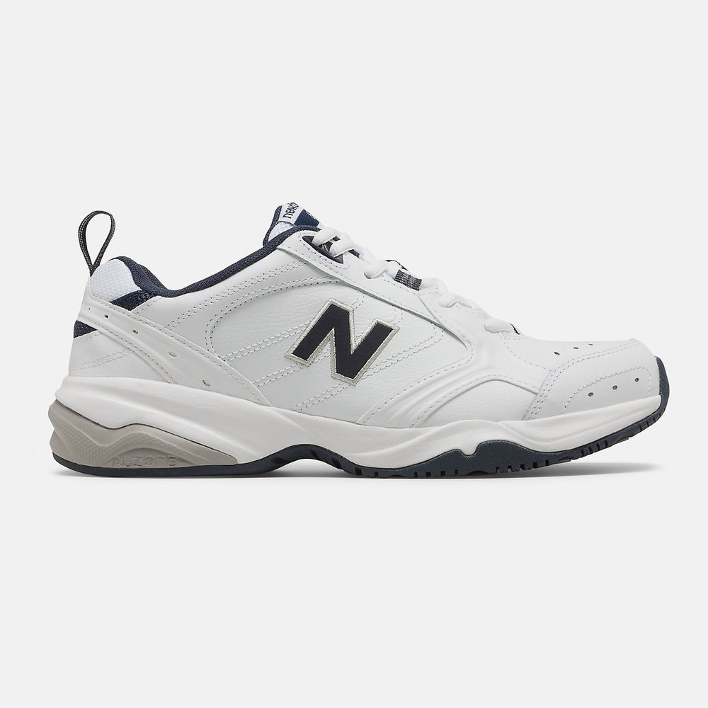 Men 624 | New Balance Shoes White/Navy - Men