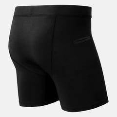 Premium 6 Inch Pocket Boxer Brief 1 Pair | New Balance Accessories Black - Men
