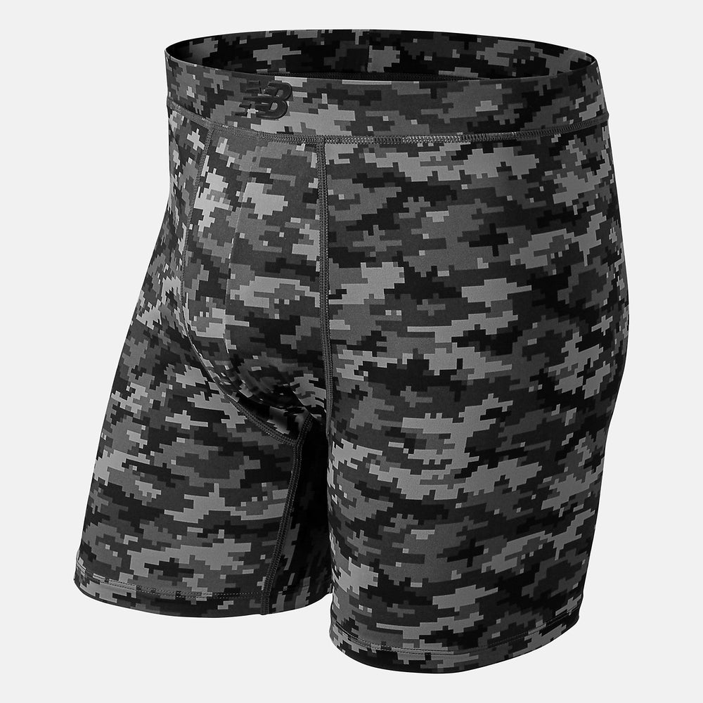 Premium 6 Inch Pocket Boxer Brief 1 Pair | New Balance Accessories Black/Digital Camo - Men