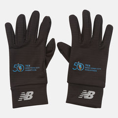 Marathon Heavyweight Grid Fleece Gloves | New Balance Accessories Black - Women/Men