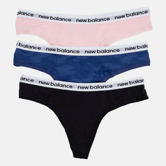Eversoft Thong 3 Pack | New Balance Accessories Black - Women
