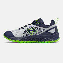 Fresh Foam Velo v2 Turf | New Balance Shoes Team Navy/Lime Green and White - Women
