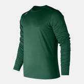 LS Tech Baseball Tee | New Balance Clothing Team Dark Green - Men