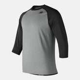 3/4 Baseball Raglan Top | New Balance Clothing Team Black - Men
