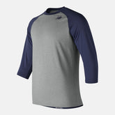 3/4 Baseball Raglan Top | New Balance Clothing Team Navy - Men