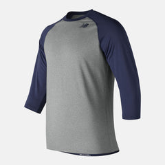 3/4 Baseball Raglan Top | New Balance Clothing Team Navy - Men