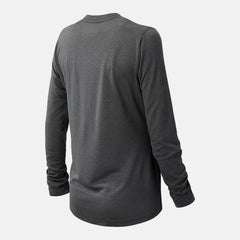 NB Long Sleeve Tech Tee | New Balance Clothing Dark Heather Grey - Women
