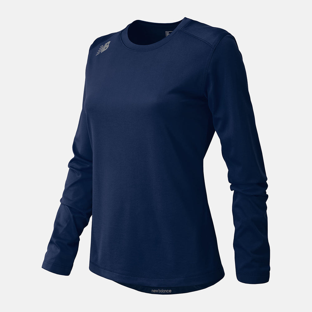 NB Long Sleeve Tech Tee | New Balance Clothing Team Navy - Women