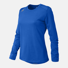 NB Long Sleeve Tech Tee | New Balance Clothing Team Royal - Women