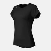 NB Short Sleeve Compression Top | New Balance Clothing Team Black - Women