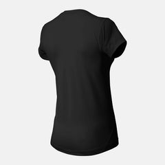 NB Short Sleeve Compression Top | New Balance Clothing Team Black - Women