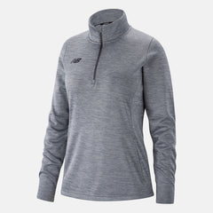 Women Thermal Half Zip | New Balance Clothing Med Heather Grey - Women