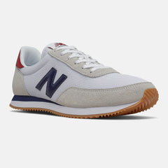 720 | New Balance Shoes White/NB Scarlet - Women/Men