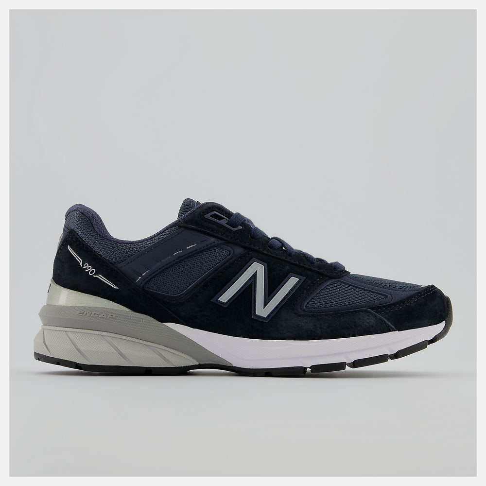 Made in US 990v5 | New Balance Shoes Navy/Silver - Women