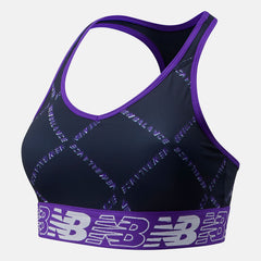NB Pace Bra Printed 3.0 | New Balance Clothing Deep Violet - Women