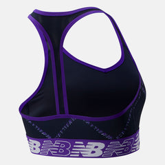 NB Pace Bra Printed 3.0 | New Balance Clothing Deep Violet - Women