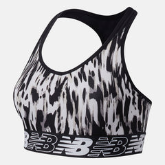 NB Pace Bra Printed 3.0 | New Balance Clothing White/Black - Women
