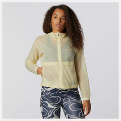 Impact Run Light Pack Jacket | New Balance Clothing Clear Yellow - Women