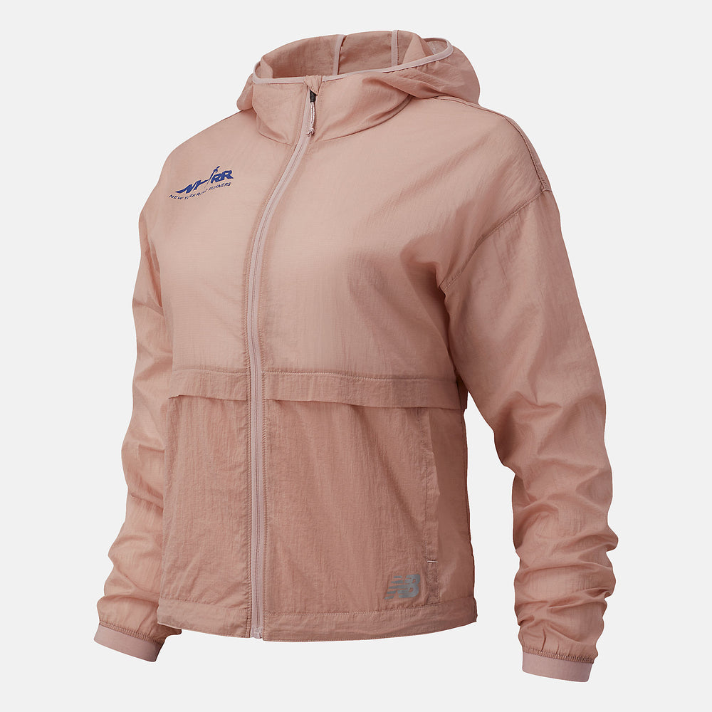 Run For Life Impact Run Light Pack Jacket | New Balance Clothing Saturn Pink - Women