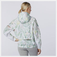 NB Essentials Botanical Jacket | New Balance Clothing White Print - Women