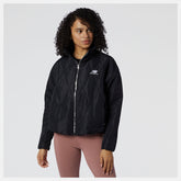 NB Athletics Argyle Quilted Jacket | New Balance Clothing Black - Women