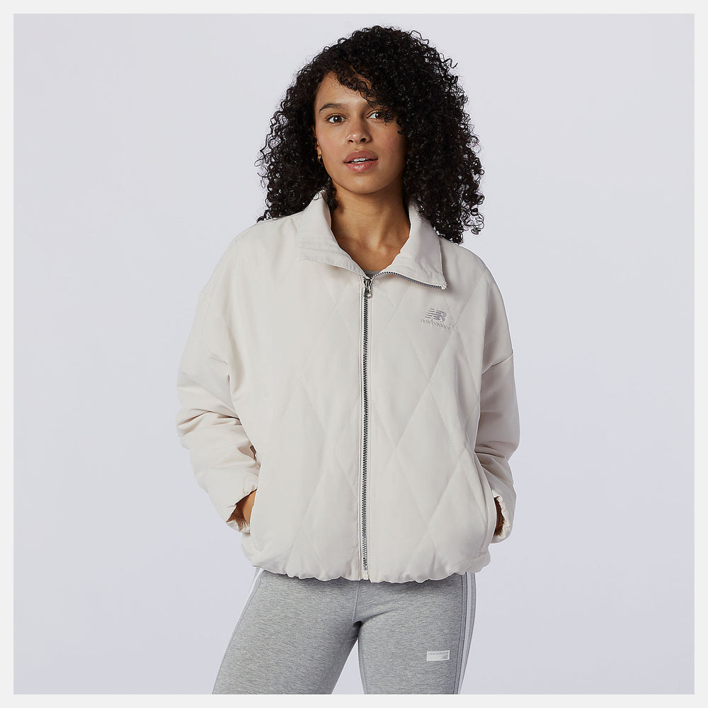 NB Athletics Argyle Quilted Jacket | New Balance Clothing Raw Silk - Women