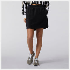 NB Athletics Collide Terry Skirt | New Balance Clothing Black - Women