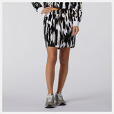 NB Athletics Collide Printed Terry Skirt | New Balance Clothing White - Women
