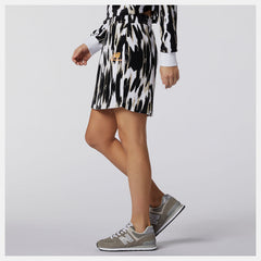 NB Athletics Collide Printed Terry Skirt | New Balance Clothing White - Women