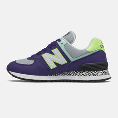 574 | New Balance Shoes Virtual Violet/Bleached Lime Glo - Women