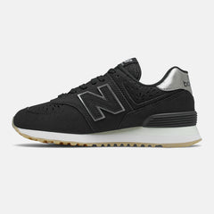 574 | New Balance Shoes Black/Dark Silver Metallic - Women