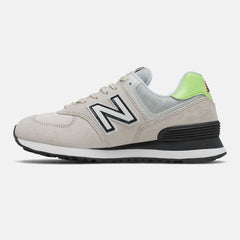 574 | New Balance Shoes Raw Silk/Bleached Lime Glo - Women