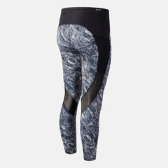 NYC Marathon Printed Impact Run Crop | New Balance Clothing Light Aluminum - Women