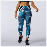 Transform 7/8 NBSleek Printed Tight | New Balance Clothing Deep Sky - Women