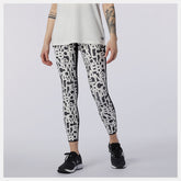 Relentless Printed High Rise 7/8 Tight | New Balance Clothing White - Women