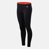 Accelerate Colorblock Tight | New Balance Clothing Vivid Coral - Women